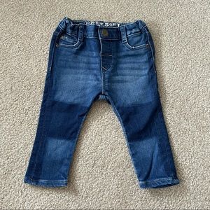 H&M Baby Distressed Denim Jeans Dark Wash 9-12 Months